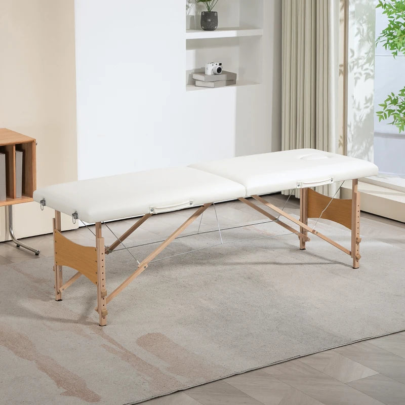 Table de massage pliante Escale crème, photo 2