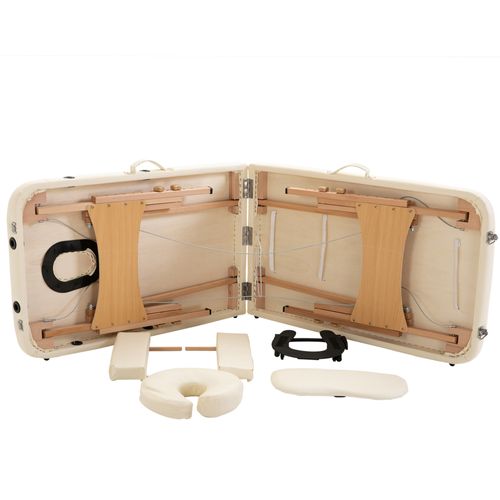 Table de massage pliante Relais beige, autre vue