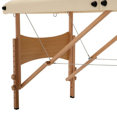Table de massage pliante Relais beige, détail