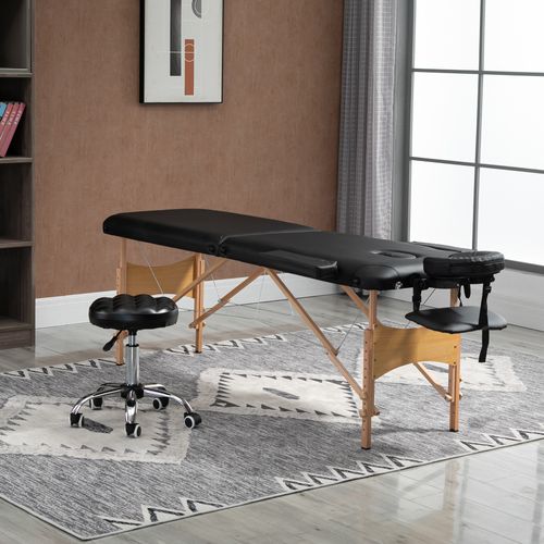 Table de massage pliante Relais noir en situation