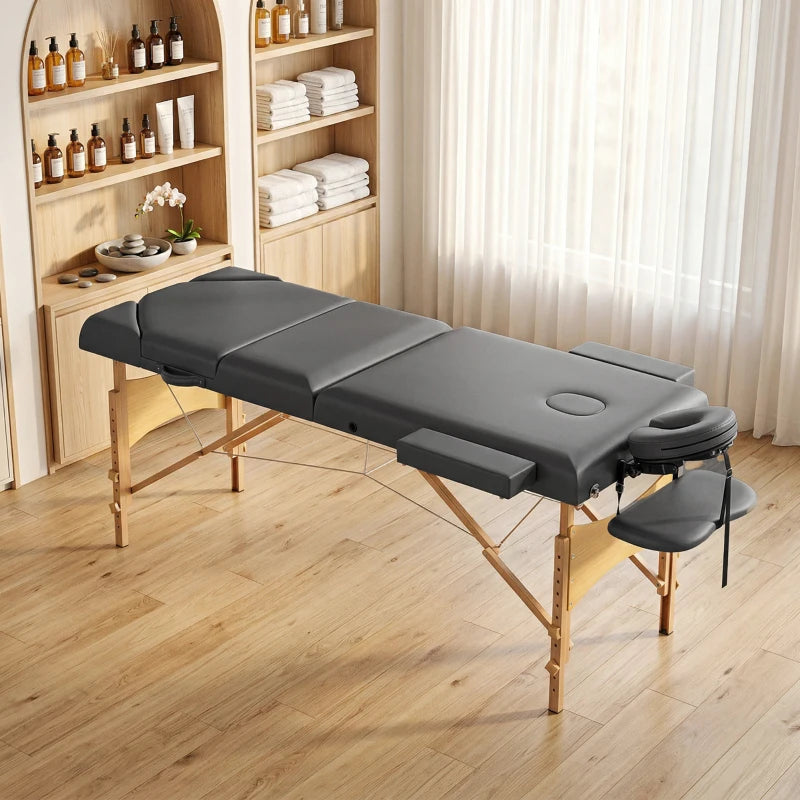 Table de massage pliante Itinéraire 3 zones gris, photo 11