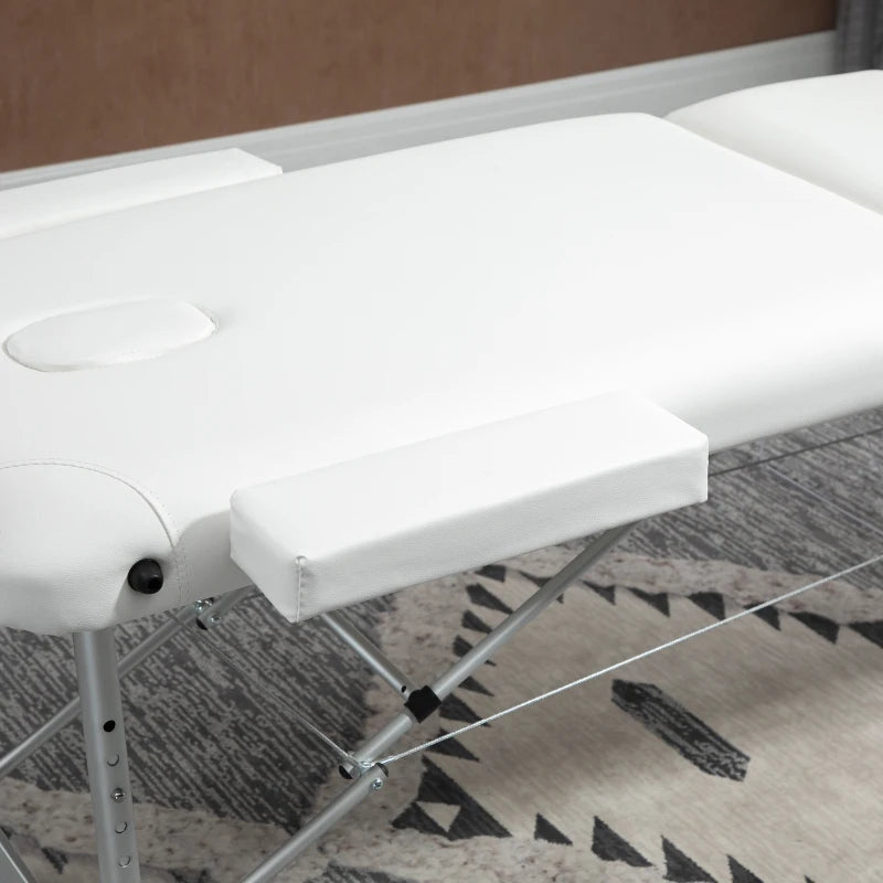Table de massage pliante Nomade 3 zones blanc, photo 3