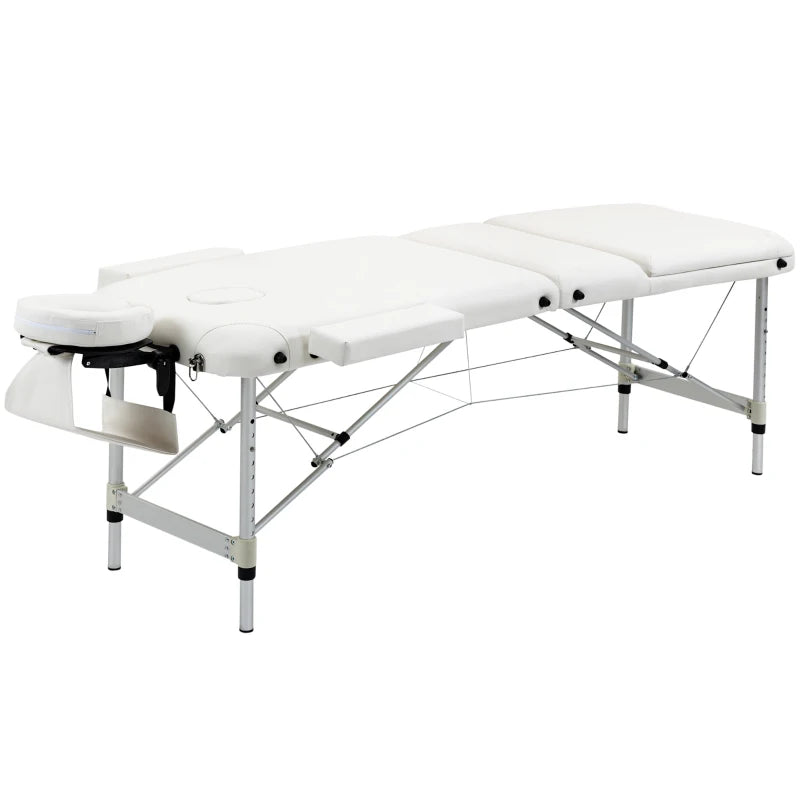Table de massage pliante Nomade 3 zones blanc, photo 1