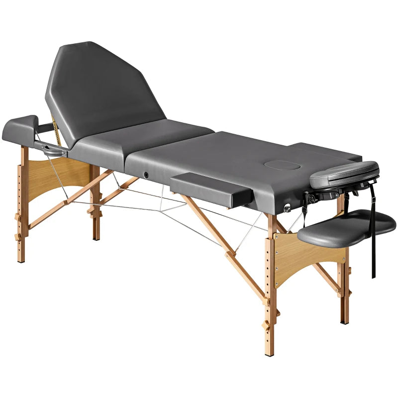 Table de massage pliante Itinéraire 3 zones gris, photo 12