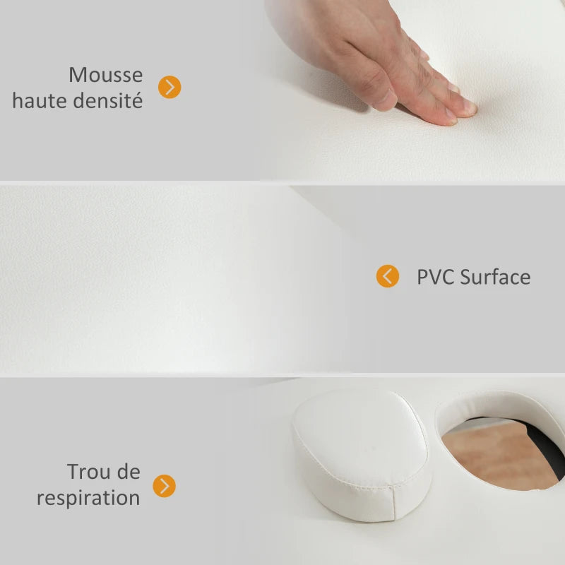 Table de massage pliante Escale crème, photo 10